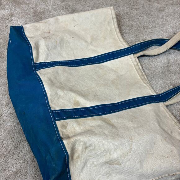 Vintage 90s LL Bean Boat And Tote Bag 13"x22" Armenia Turkey - Picture 14 of 14